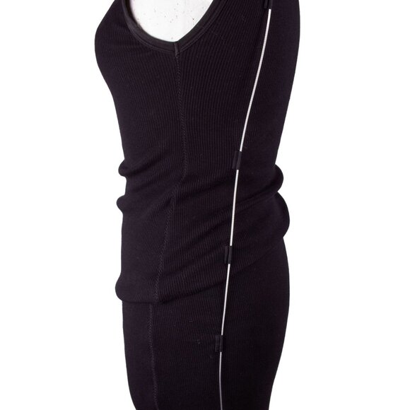 ALYX black  ribbed metal wired design dress - Picture 5 of 8